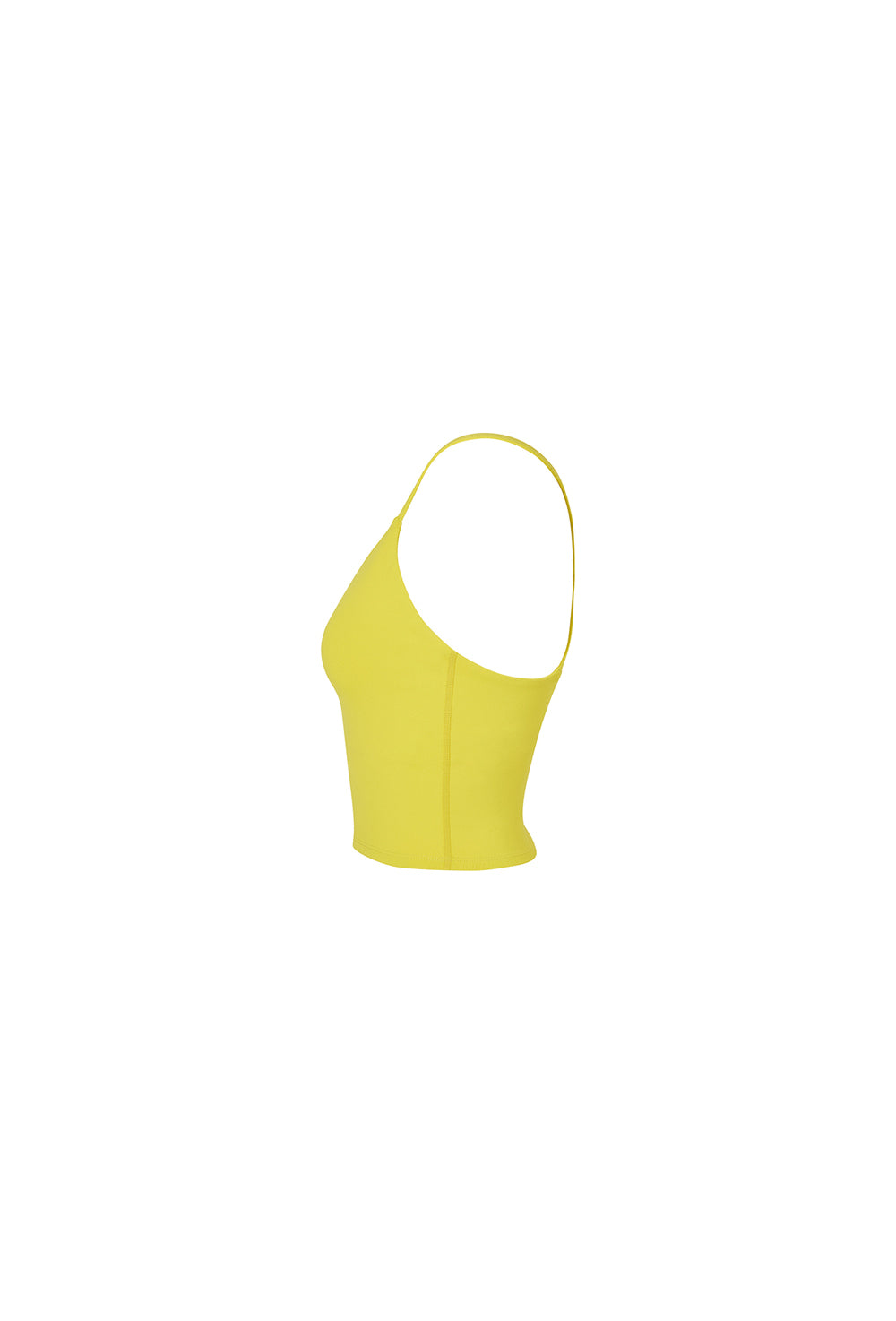 Back Line Bra Top - Ash Yellow