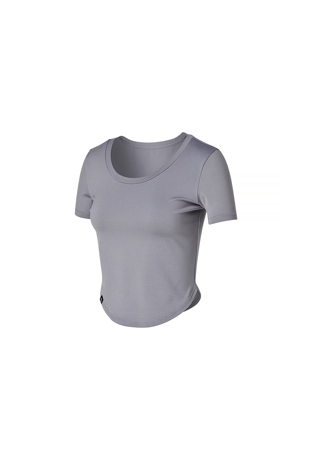 XELLA Light Round Crop Top - London Gray