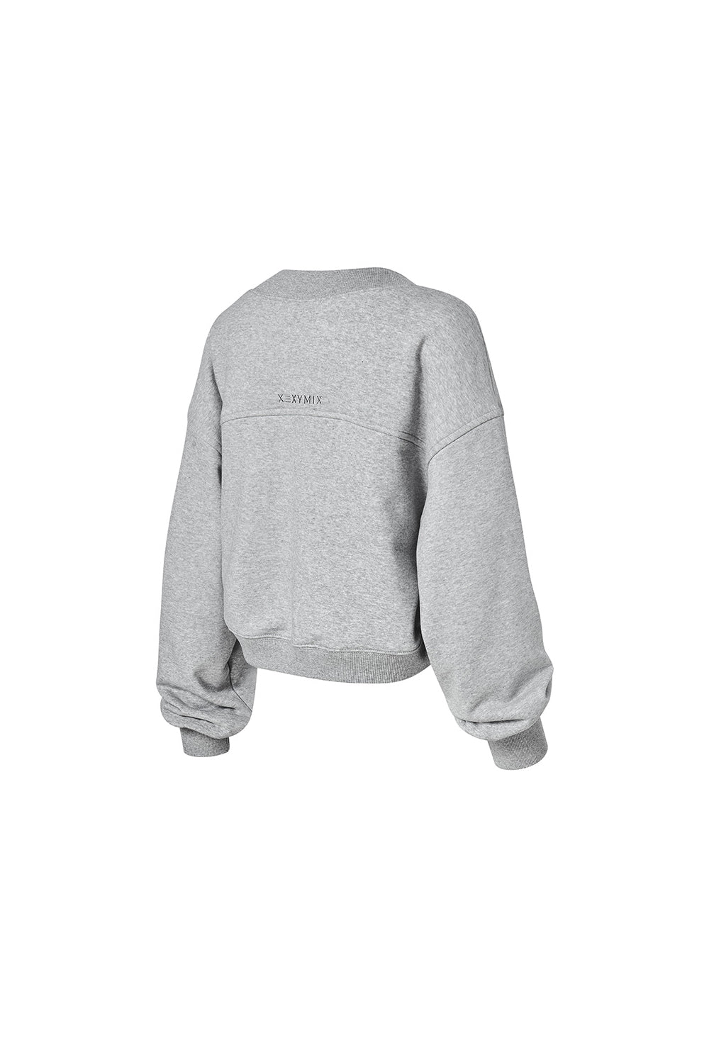 Soft Cotton Balloon Bolero - Melange Gray