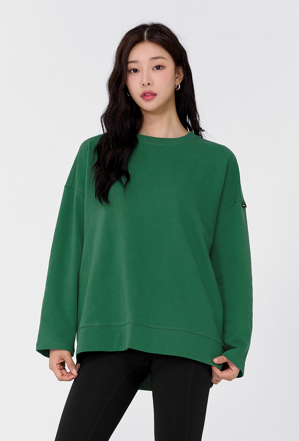 Cotton Cover Loose Fit T-Shirt - Tiller Green