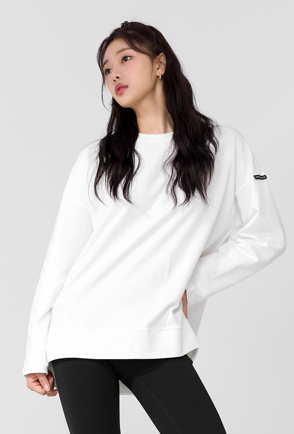 Cotton Cover Loose Fit T-Shirt - Ivory