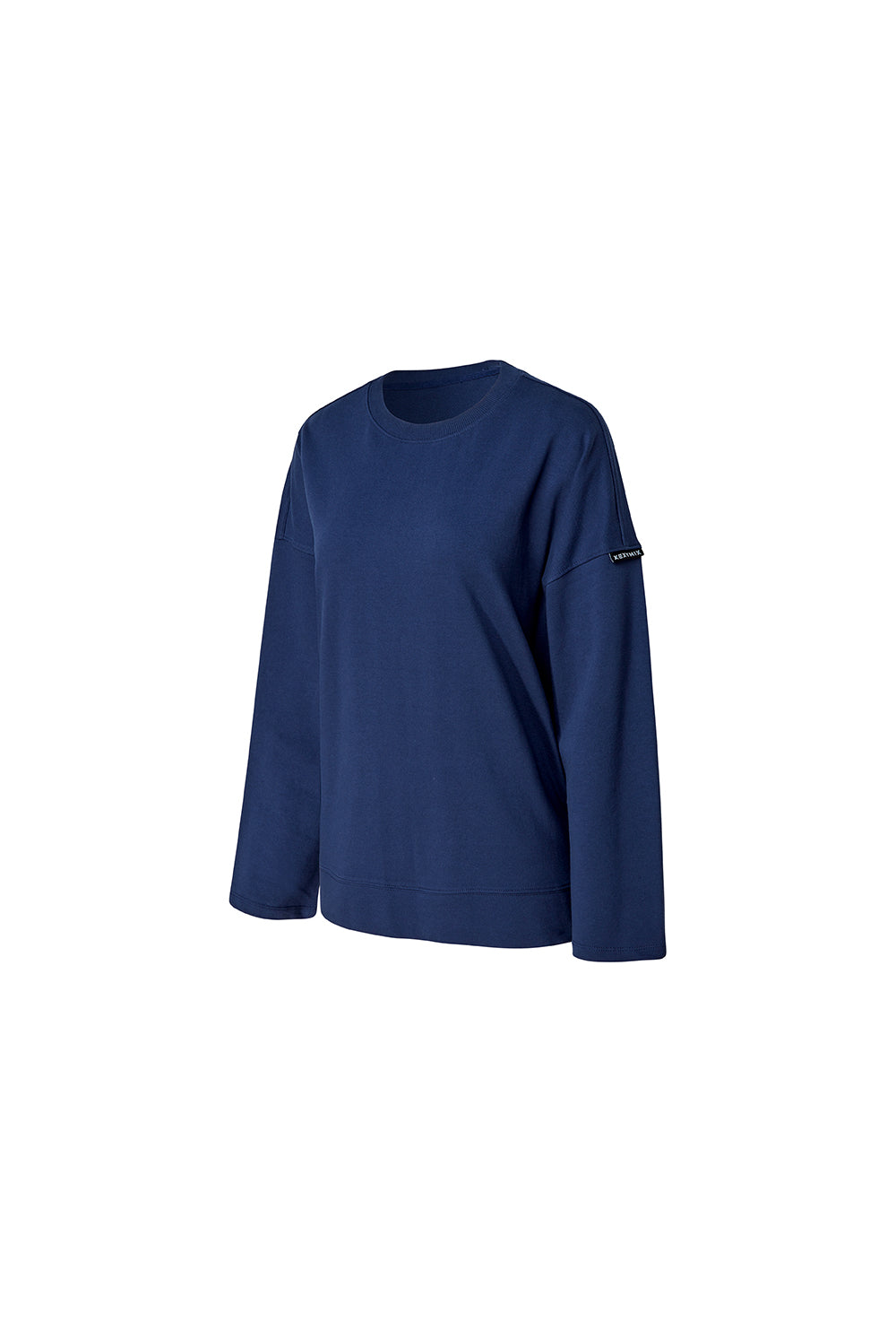 Cotton Cover Loose Fit T-Shirt - Moss Navy