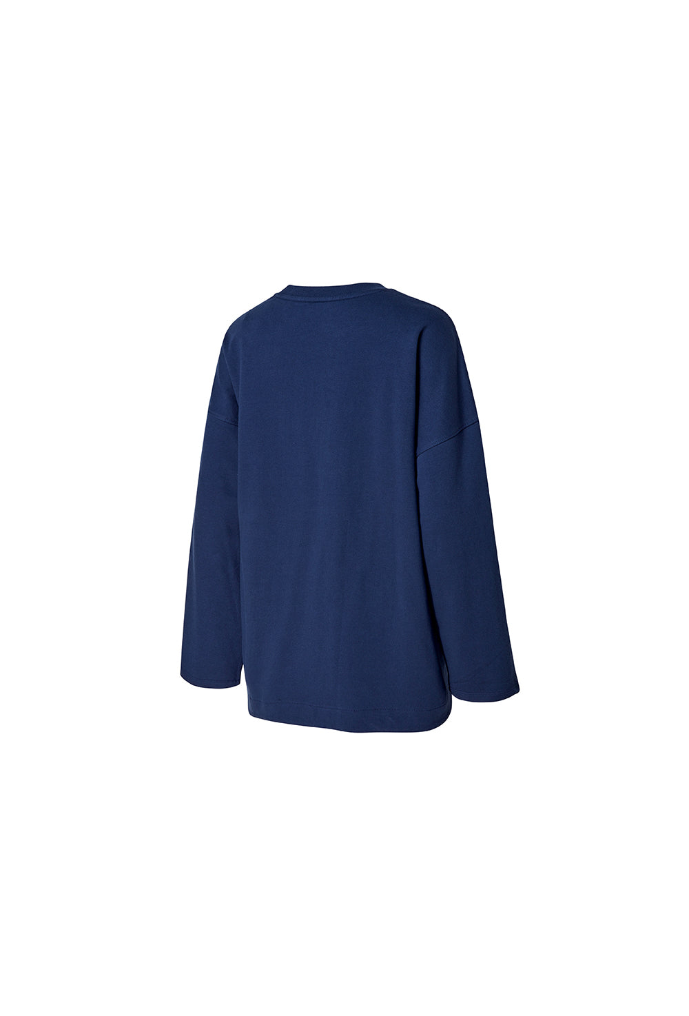 Cotton Cover Loose Fit T-Shirt - Moss Navy