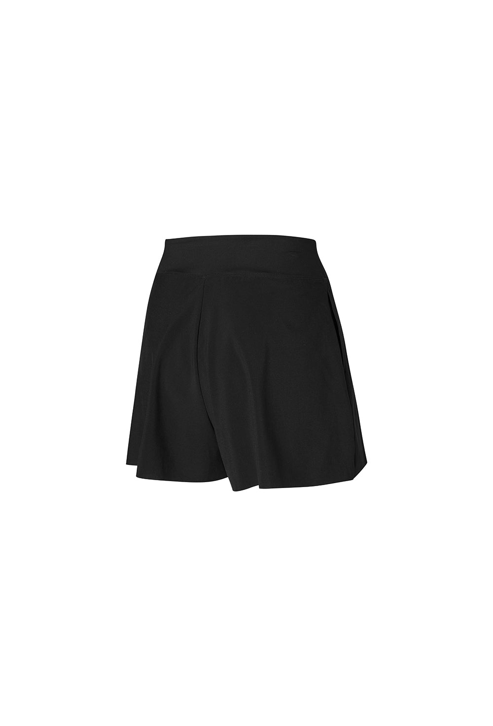 Pleated Banding Shorts - Black