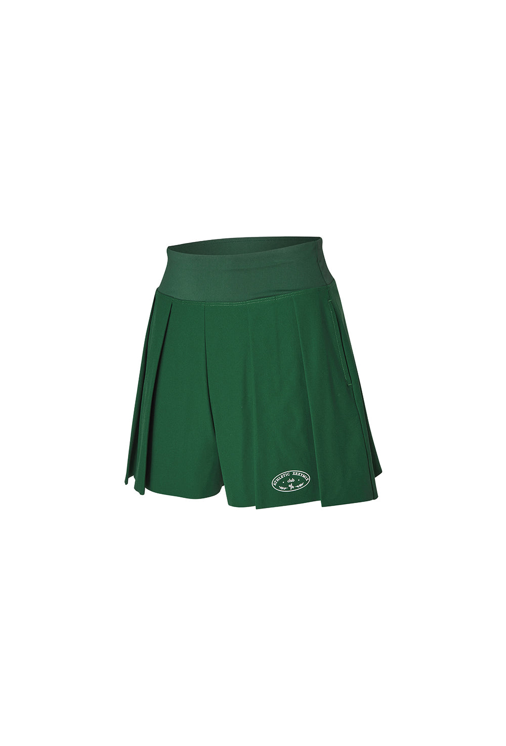 Pleated Banding Shorts - Eden Green