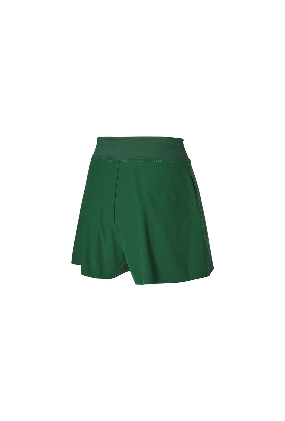 Pleated Banding Shorts - Eden Green