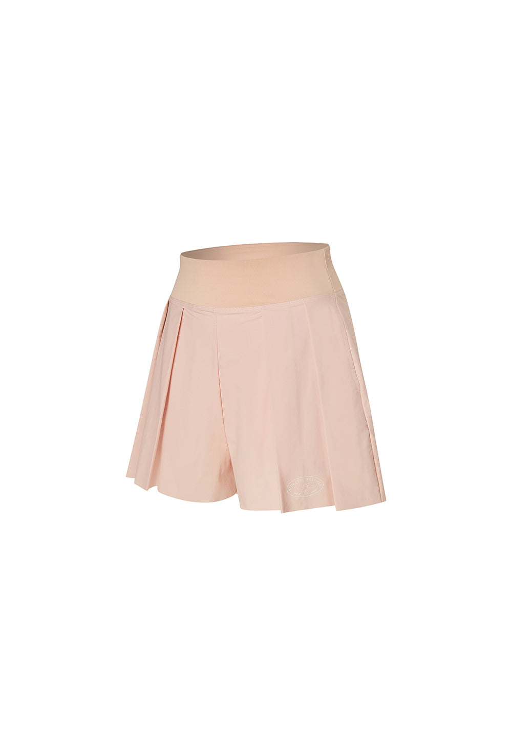 Pleated Banding Shorts - Sand Pink