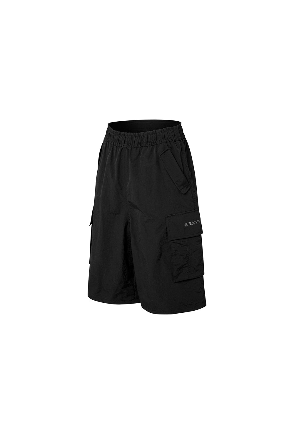 Street Wide Cargo Shorts - Black