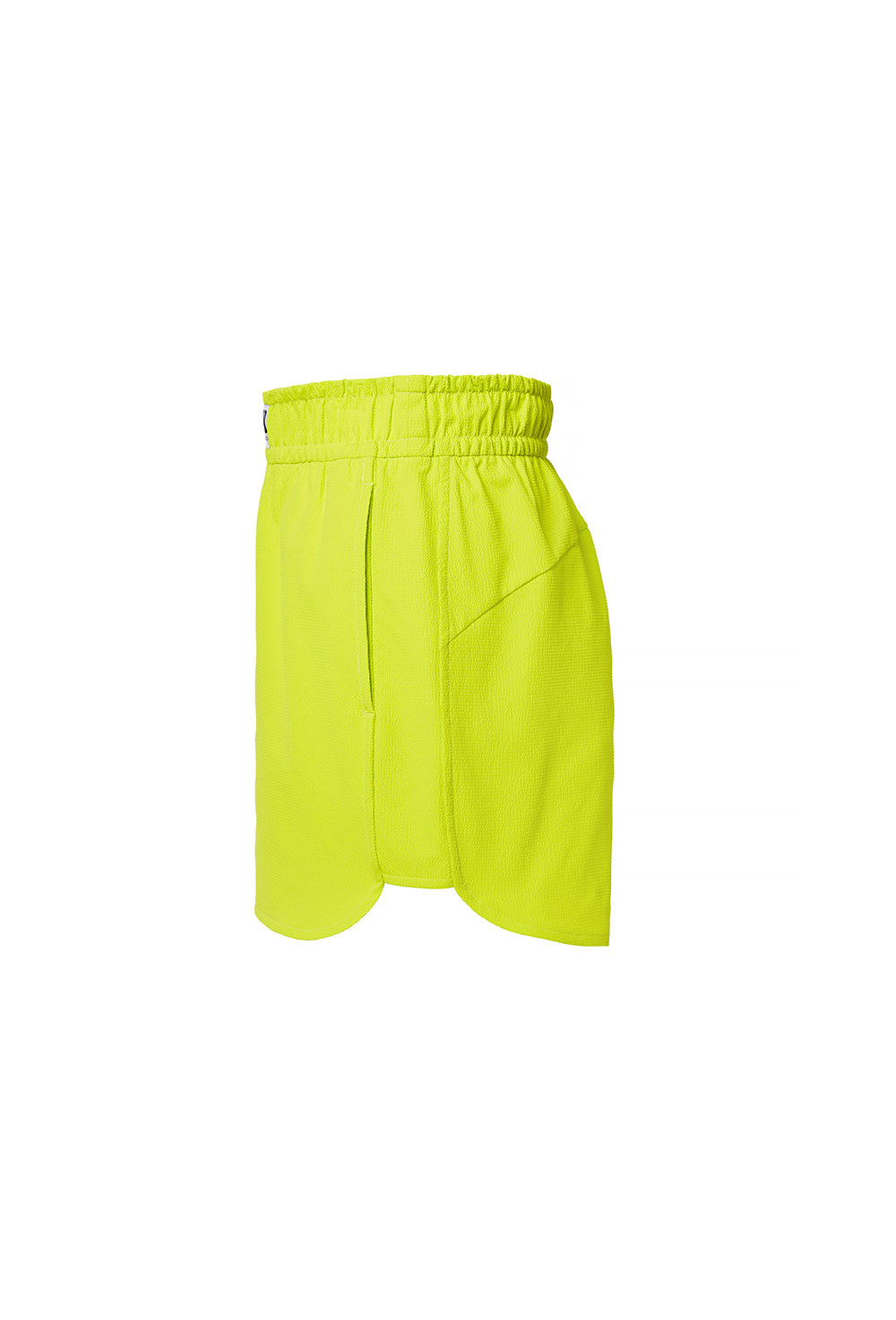 Seersucker Beach Shorts - Lime Juice