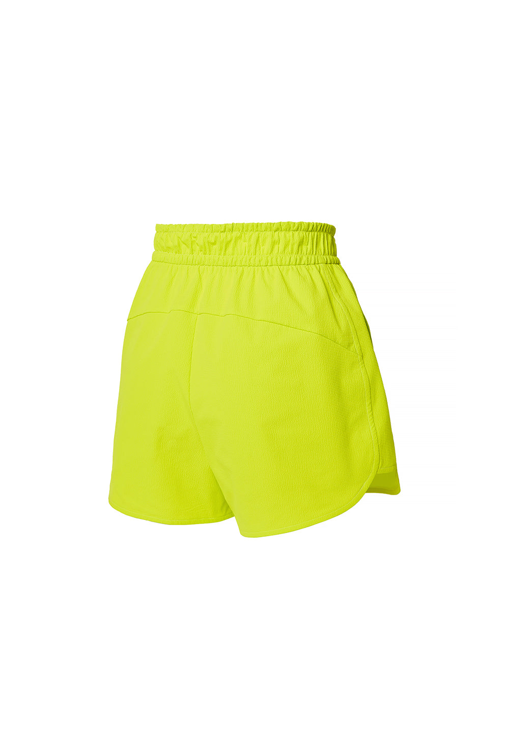 Seersucker Beach Shorts - Lime Juice