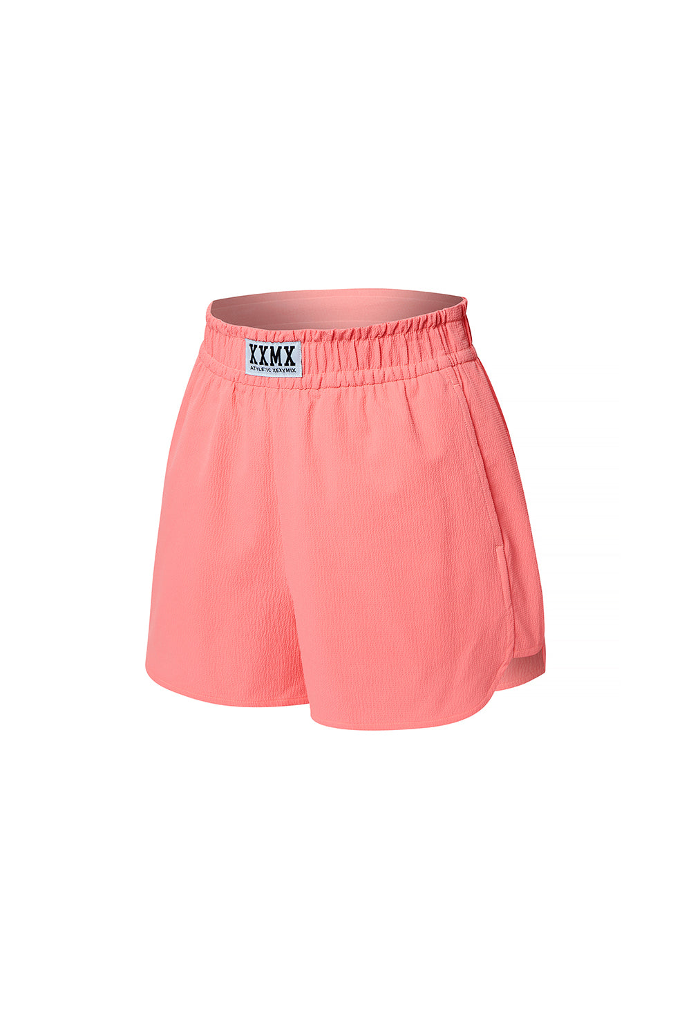 Seersucker Beach Shorts - Peach Crush