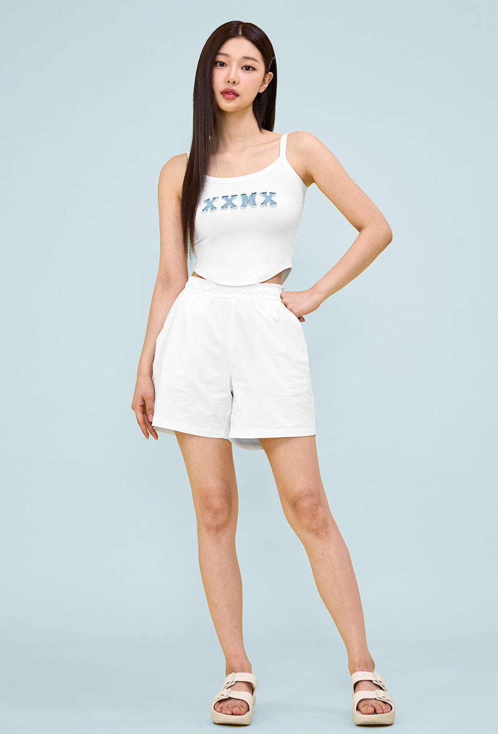 Smooth Cotton Sleeveless - Ivory