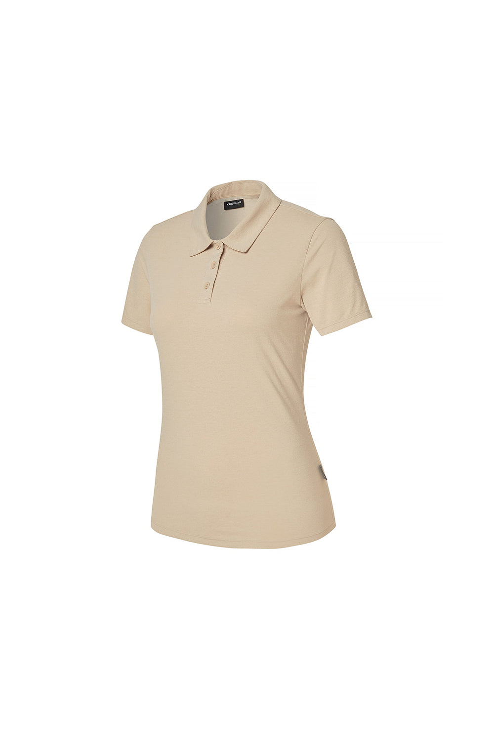 Ecodex Women's Polo Short T-Shirt - Paper Beige