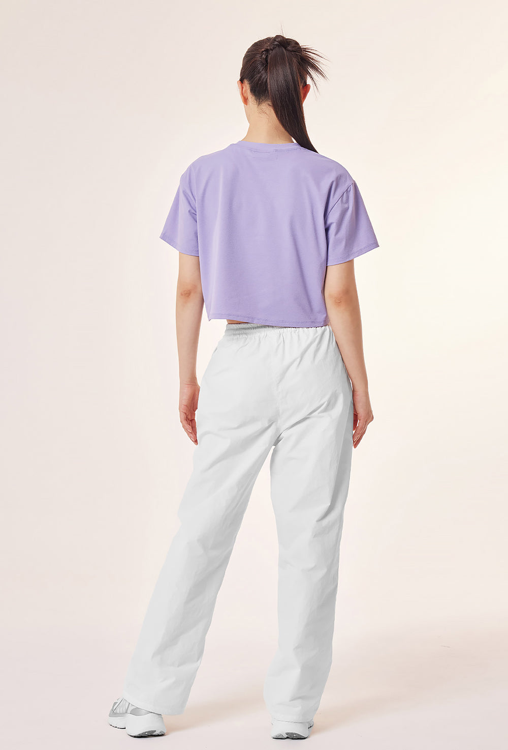 Eco Dex Crop Short Sleeve - Sweet Lavender