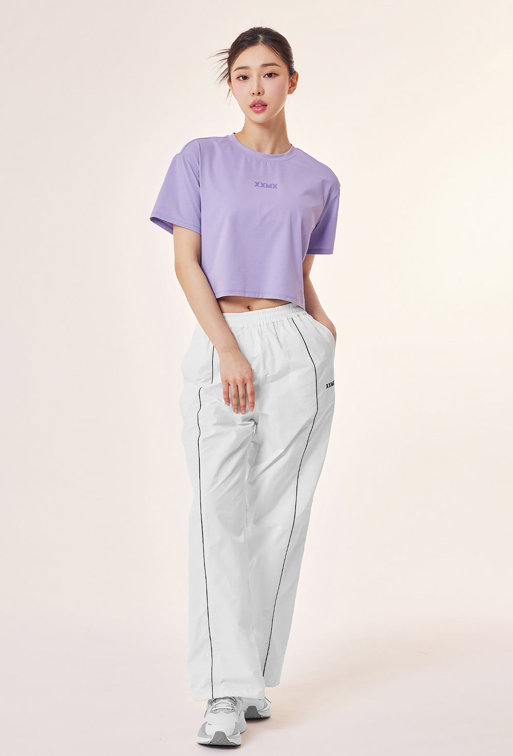 Eco Dex Crop Short Sleeve - Sweet Lavender