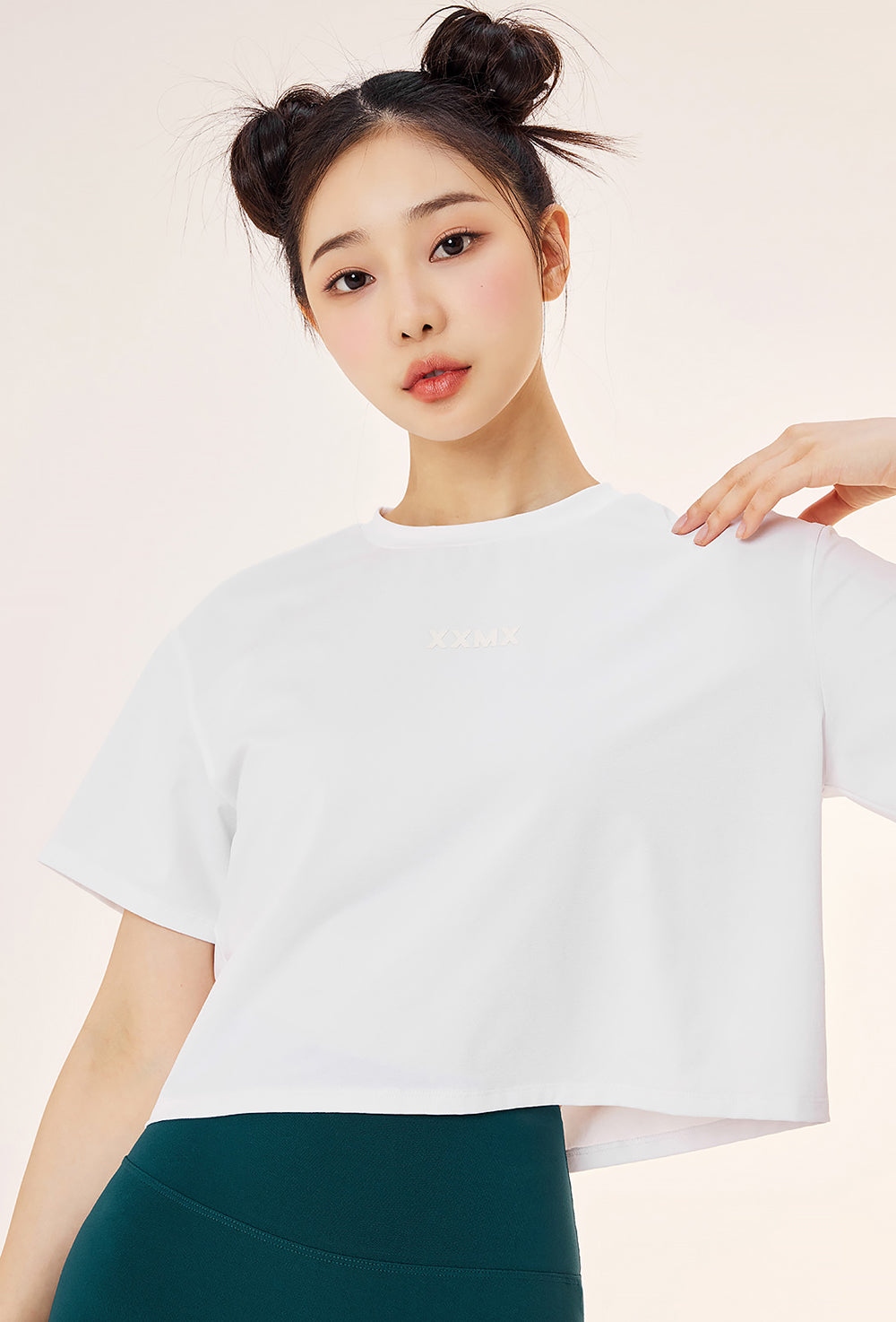 Eco Dex Crop Short Sleeve - Ivory