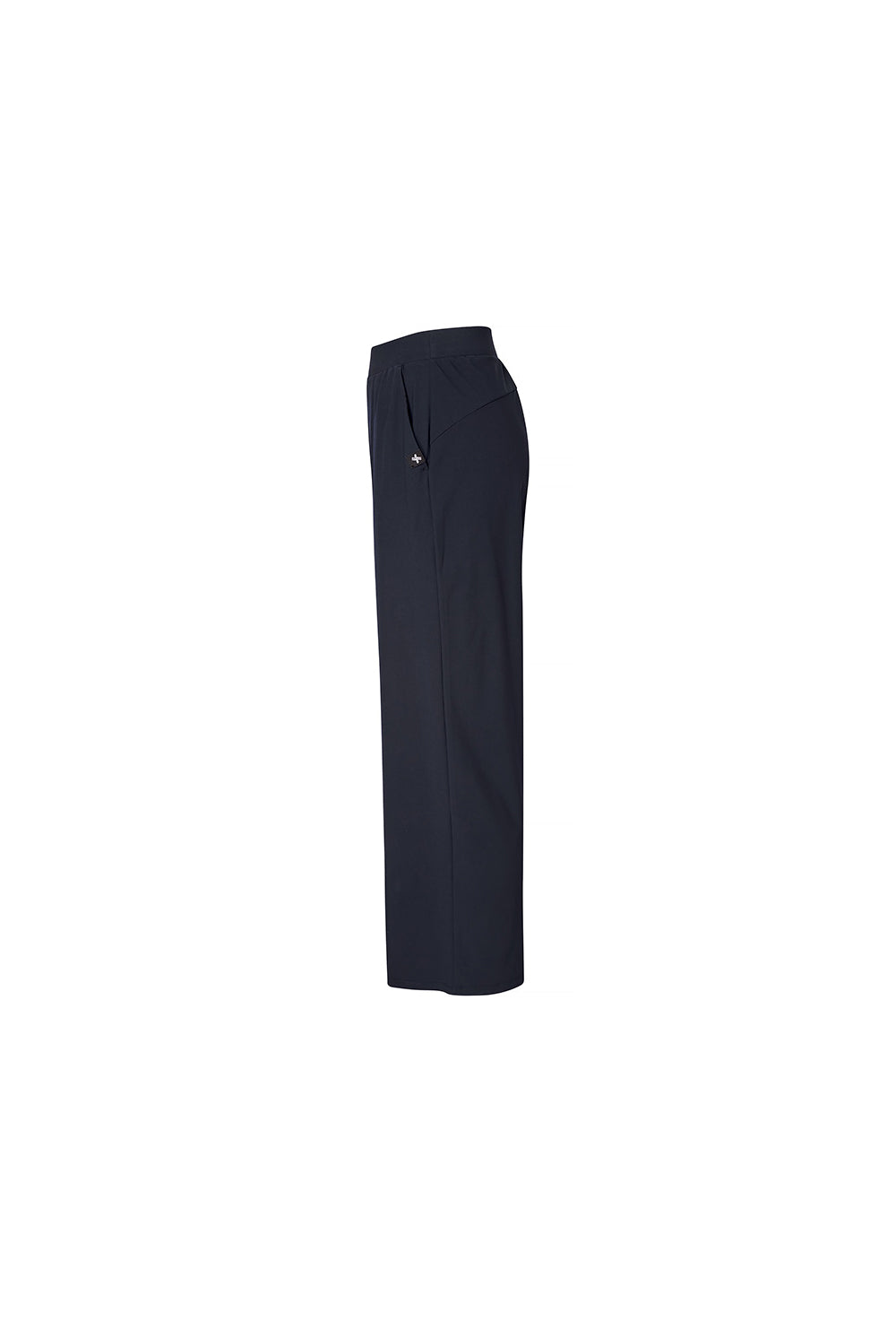 Tricot Pintuck Wide Pants - Fluffy Navy