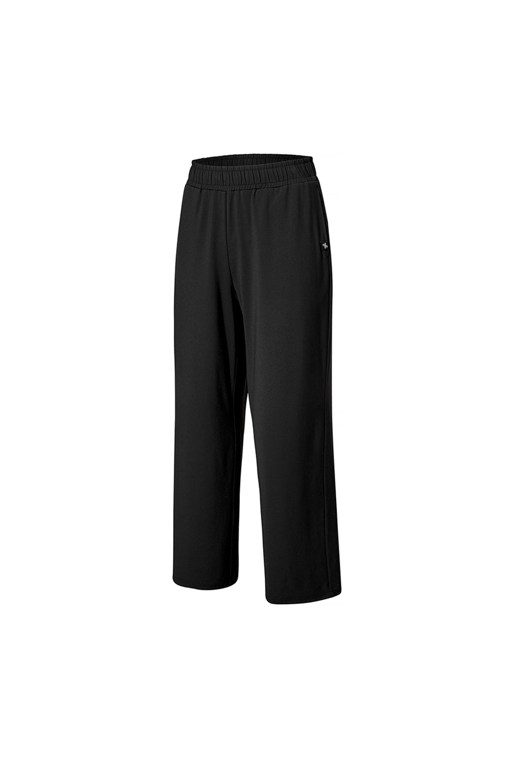 Medium Feather Cooling Wide Pants - Black