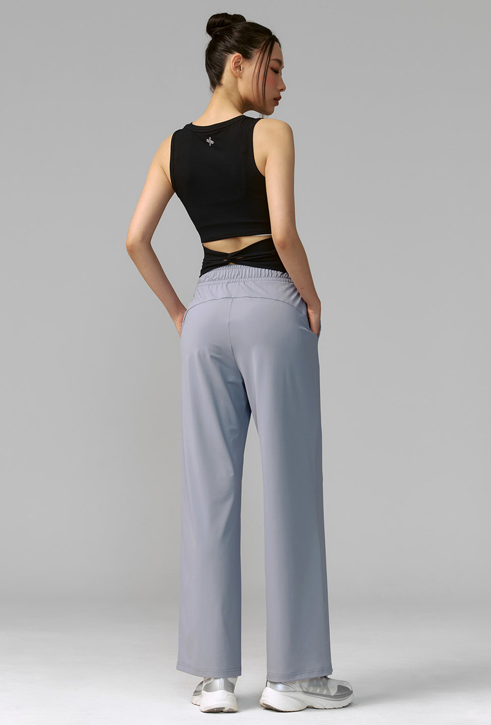 Medium Feather Cooling Wide Pants - Frozen Blue