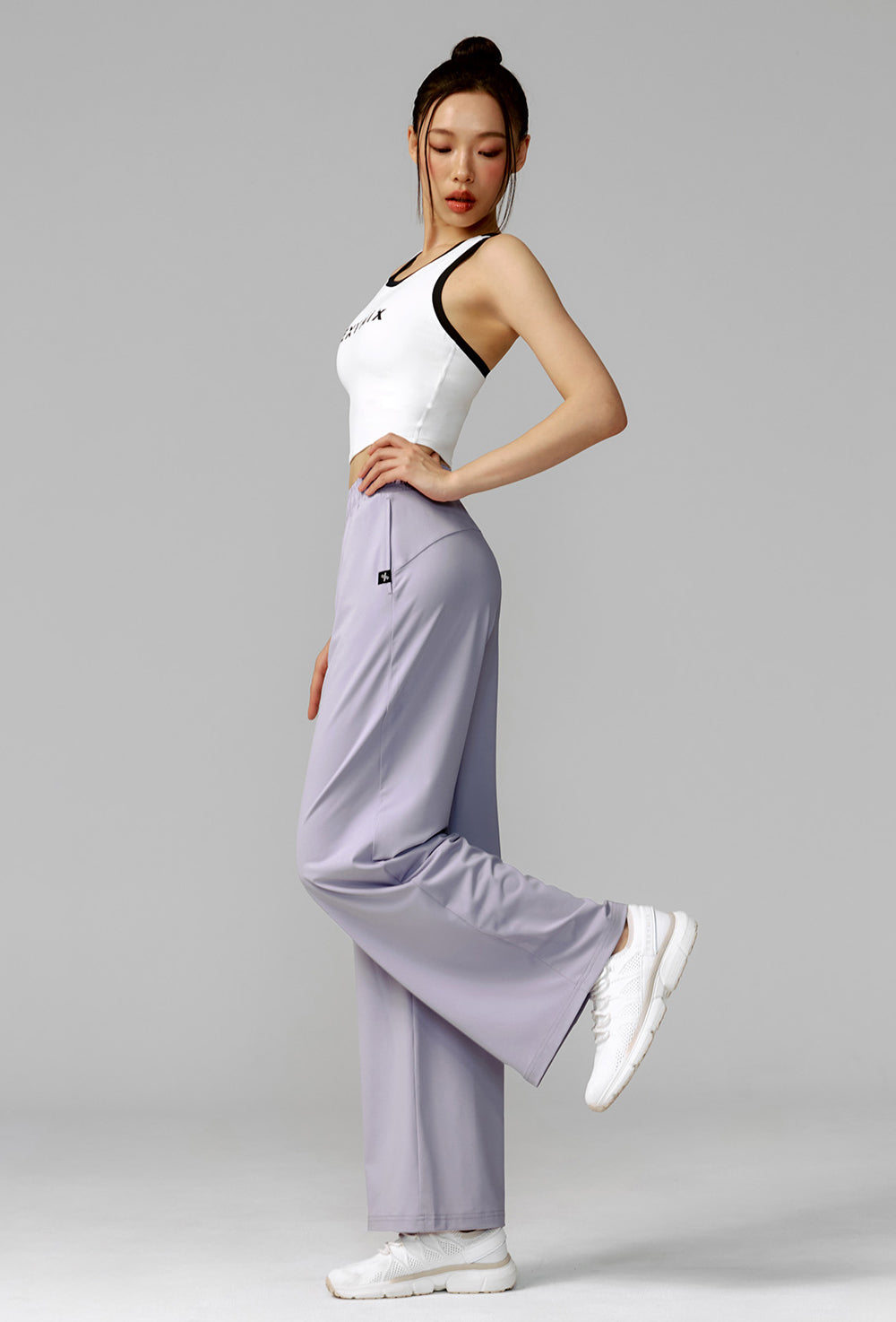 Medium Feather Cooling Wide Pants - Lilac Candy