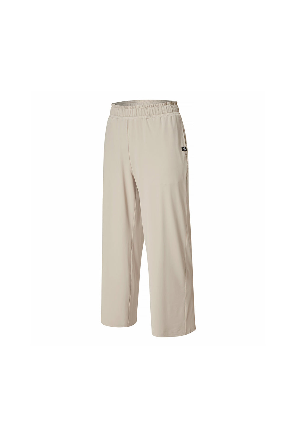 Medium Feather Cooling Wide Pants - Mist Beige