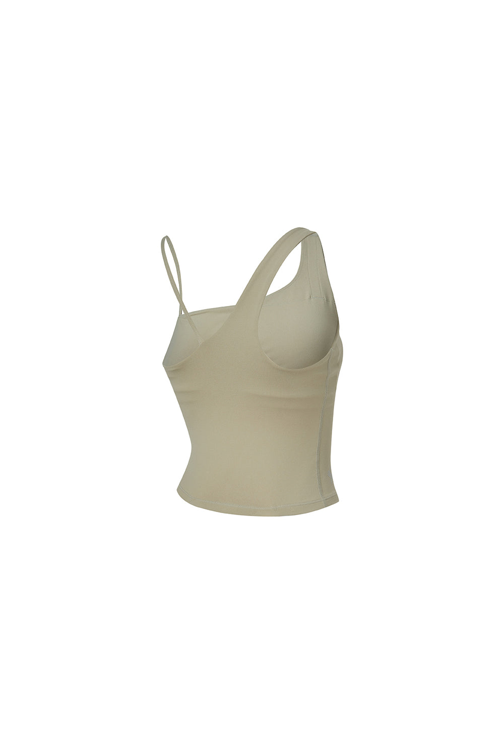 Unbalance Strap Crop Top - Sage Green