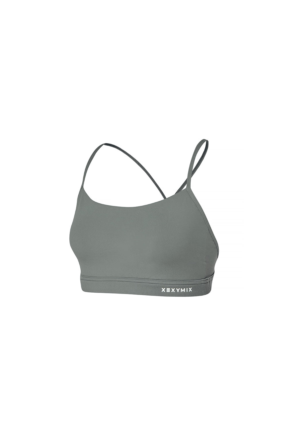 Comfort Up Cross Back Bra Top - Sage Brush Green