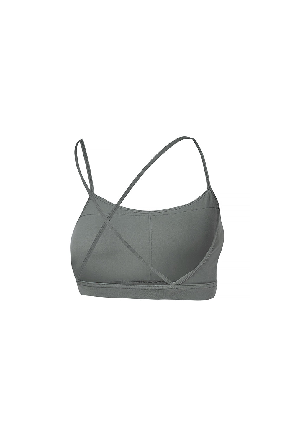 Comfort Up Cross Back Bra Top - Sage Brush Green