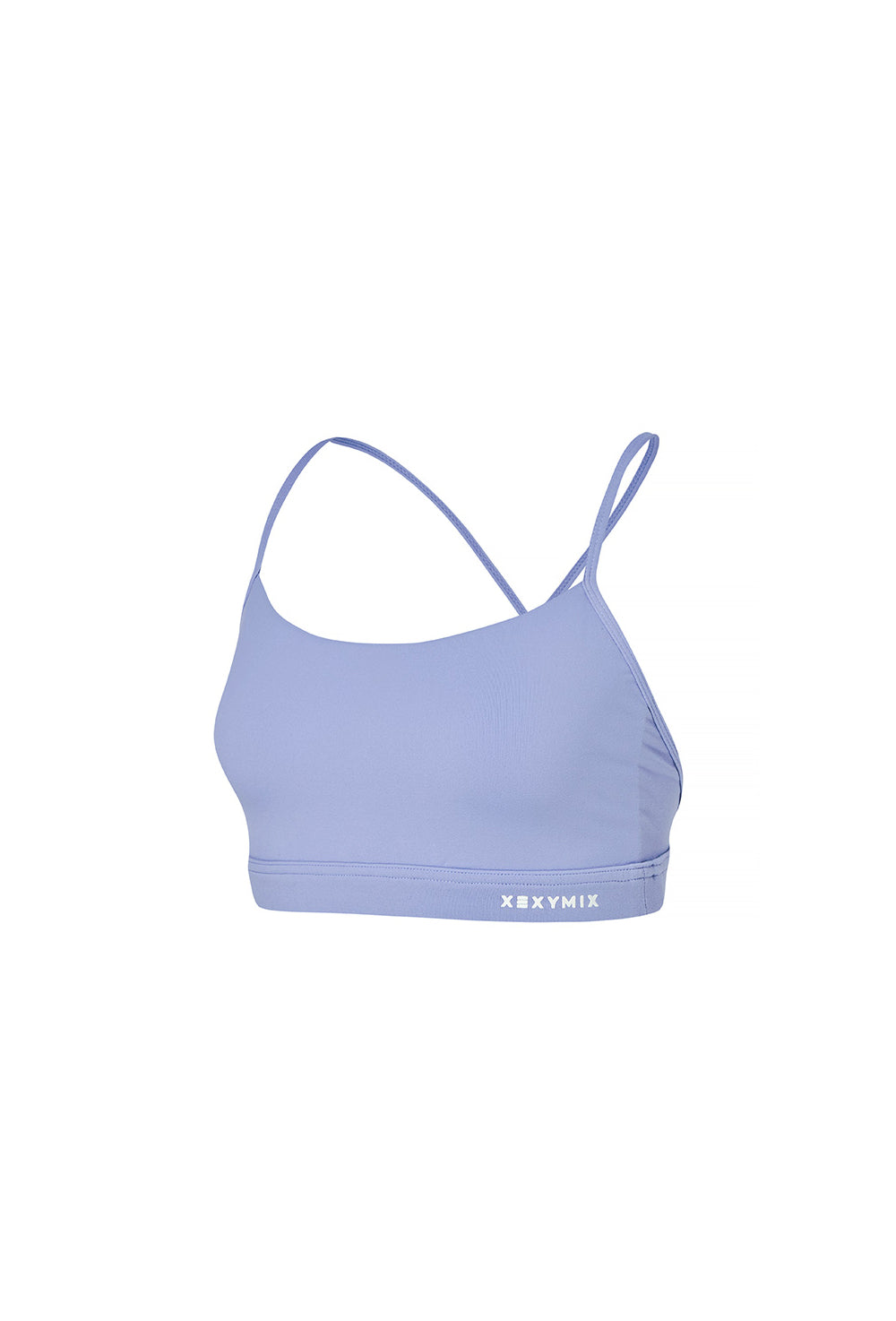 Comfort Up Cross Back Bra Top - Sliver Lake Blue