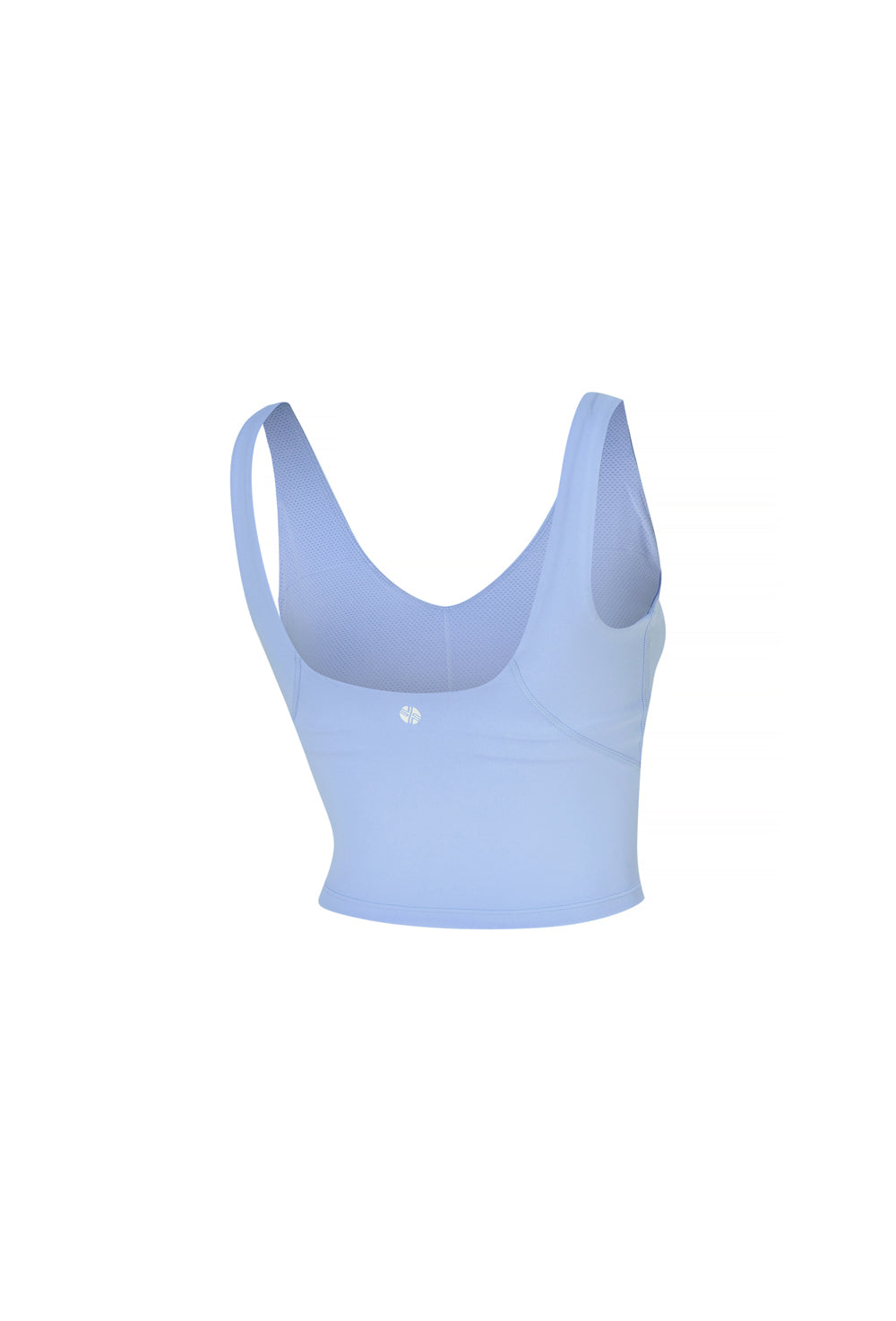 Black Label Signature Breathable V-Neck Crop - Lavender Blue