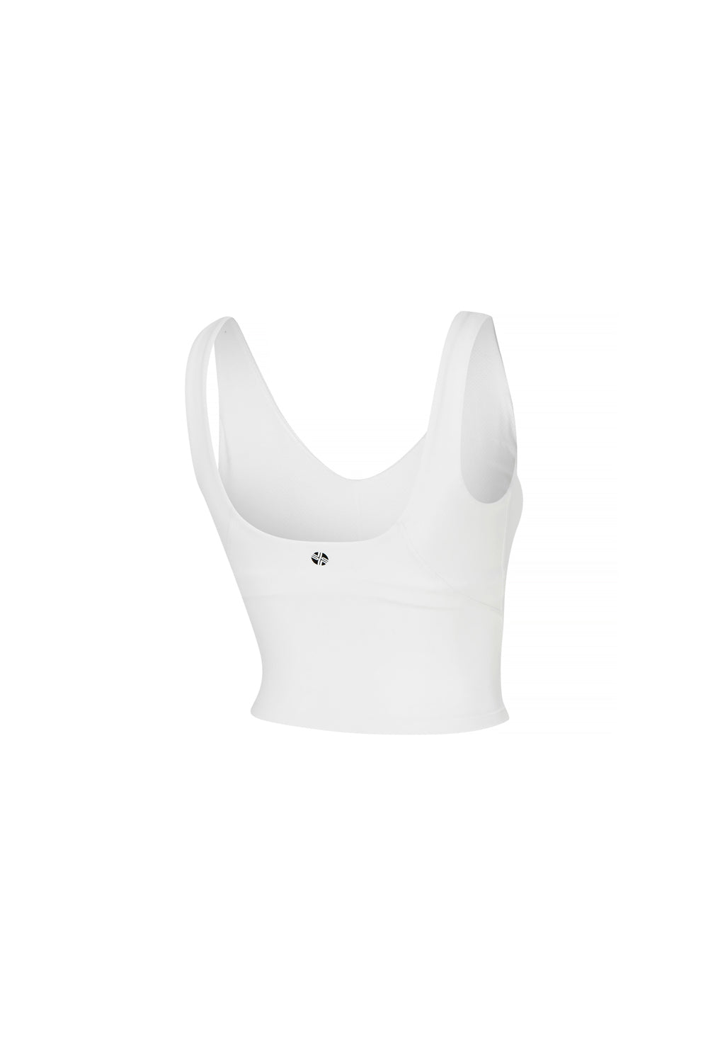 Black Label Signature Breathable V-Neck Crop - Ivory