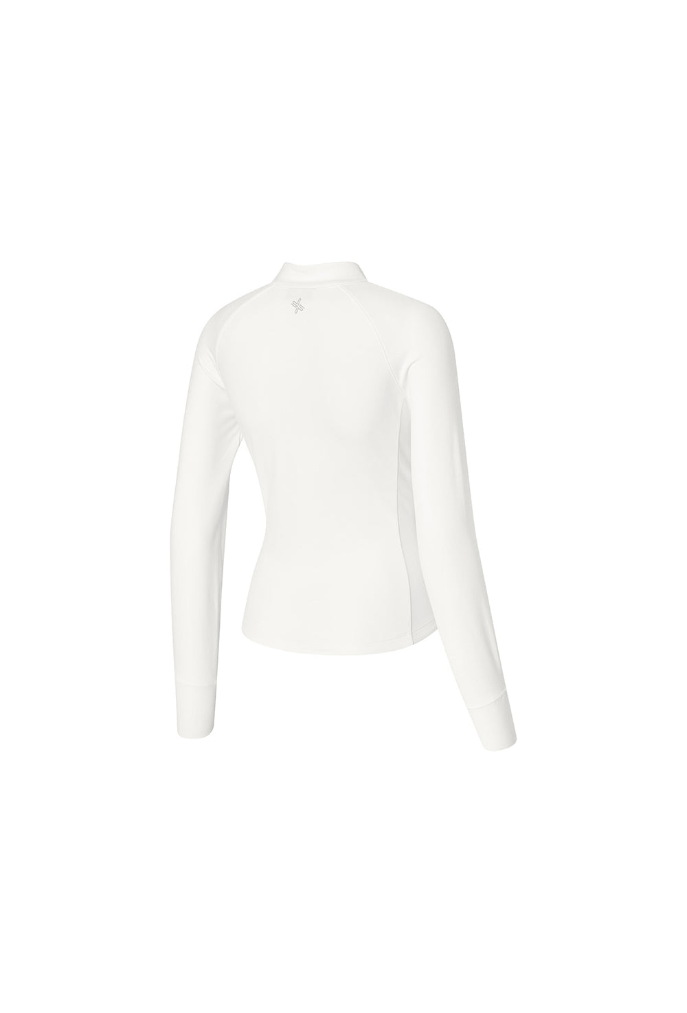 Active Slim Fit Warm Silky Zip-up - Ivory