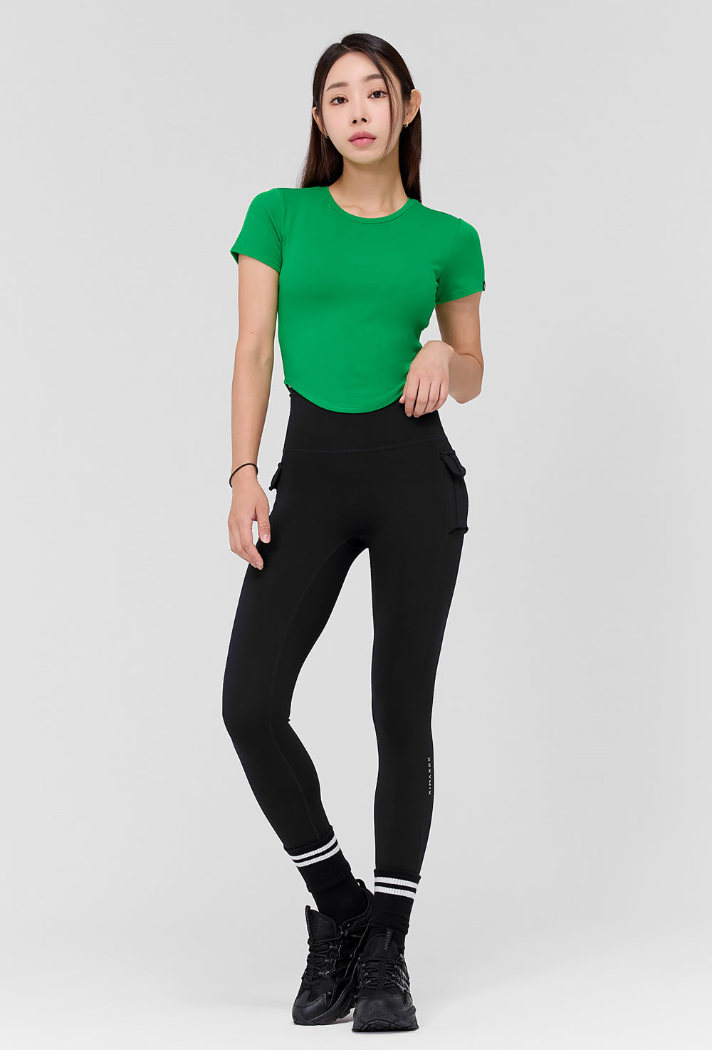 Black Label Signature 360N Out Pocket Leggings - Black