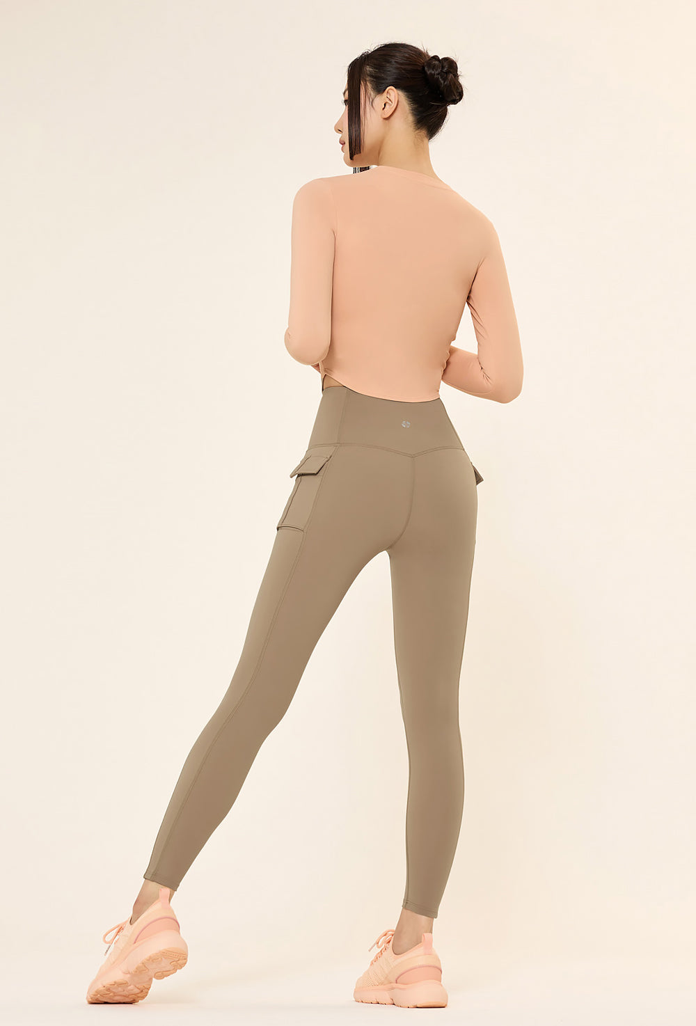 Black Label Signature 360N Out Pocket Leggings - Mocha Mousse