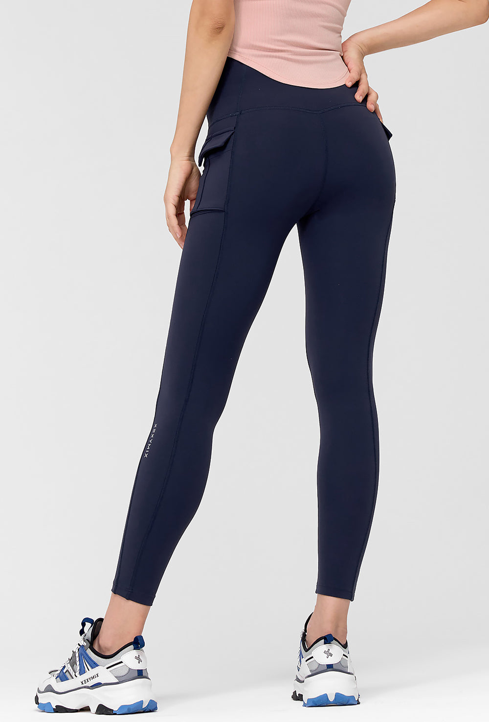 Black Label Signature 360N Out Pocket Leggings - Modern Navy