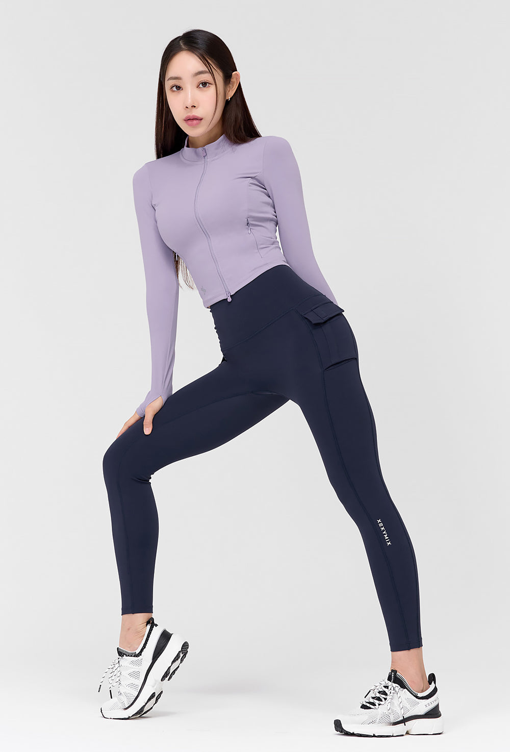 Black Label Signature 360N Out Pocket Leggings - Modern Navy