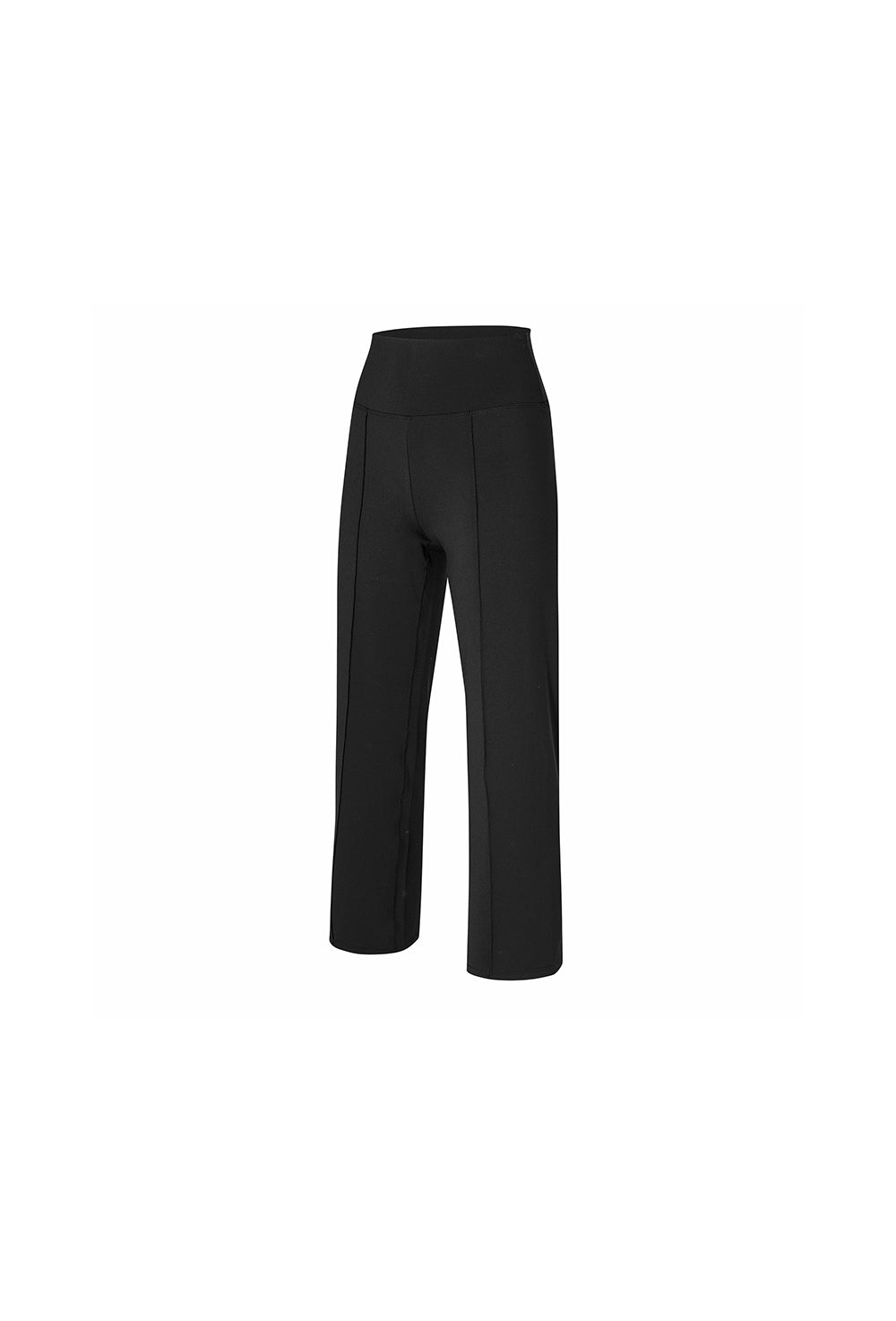 Comfort Fine Pin Tuck Wide Pants - Black