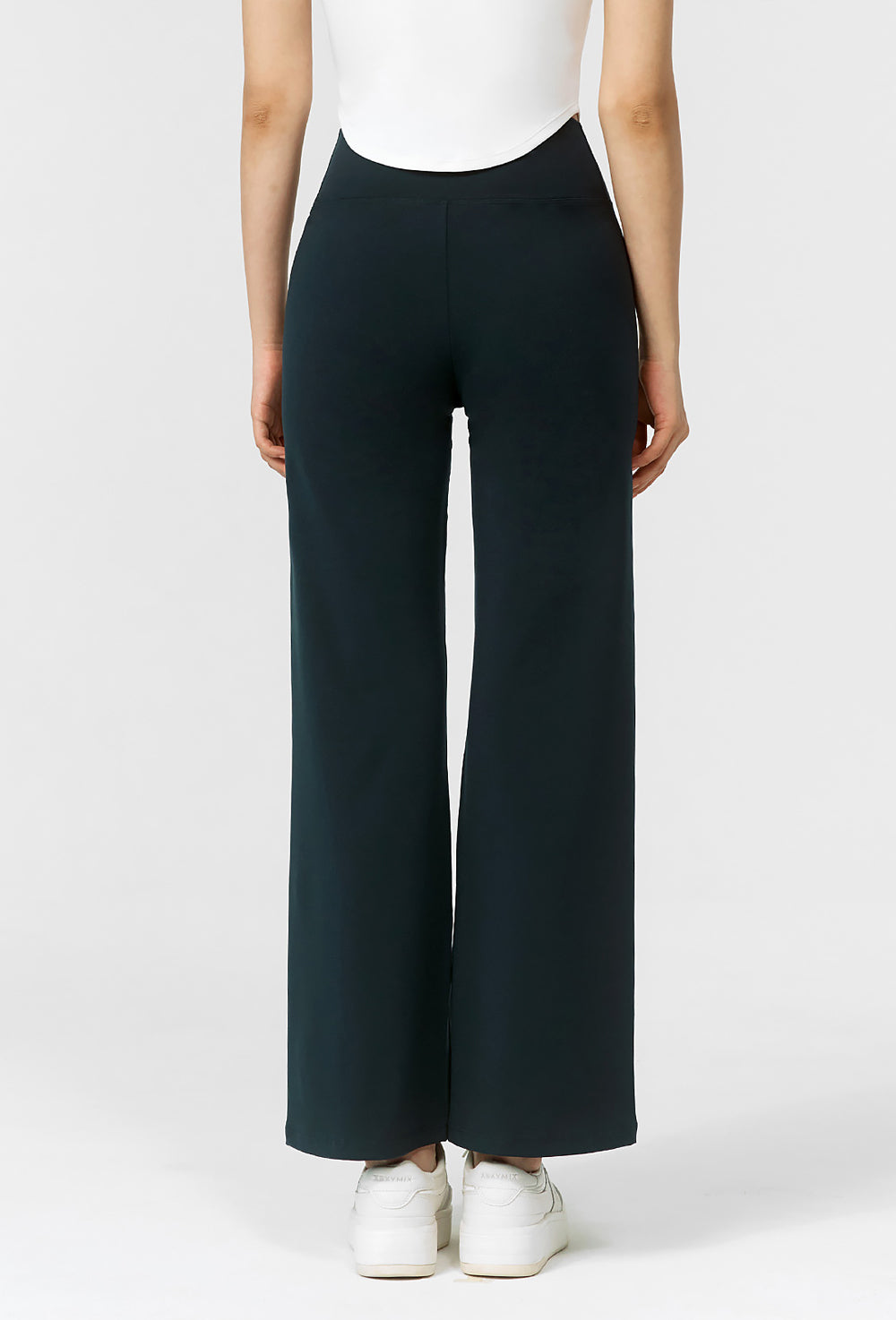 Comfort Fine Pin Tuck Wide Pants - Storm Navy