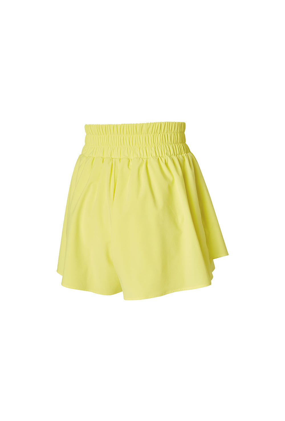 2-in-1 Layered Shorts - Lemon Drop