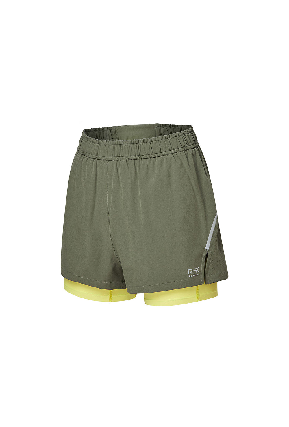 RX Sprinter Women's 2-in-1 Shorts - Moss Green