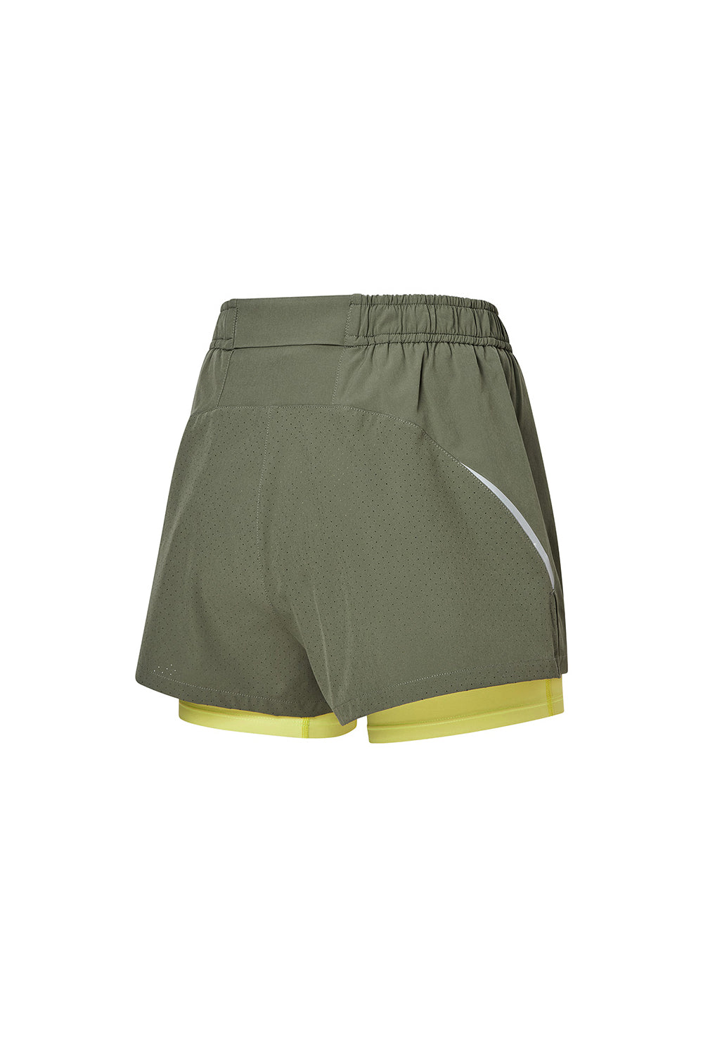 RX Sprinter Women's 2-in-1 Shorts - Moss Green