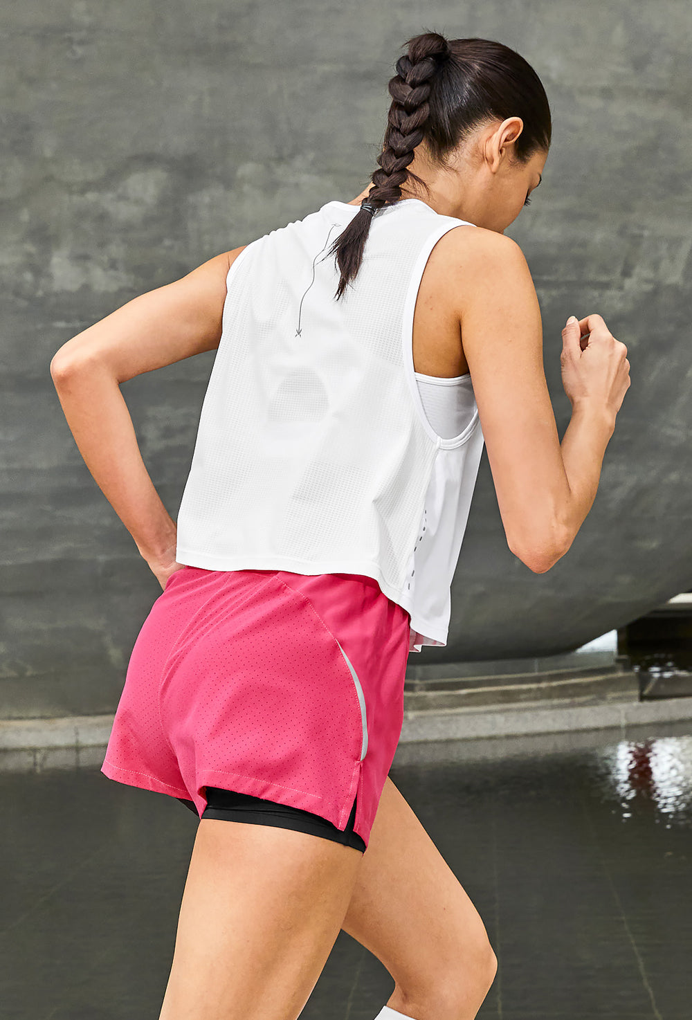 RX Sprinter Women's 2-in-1 Shorts - Jazz Pink