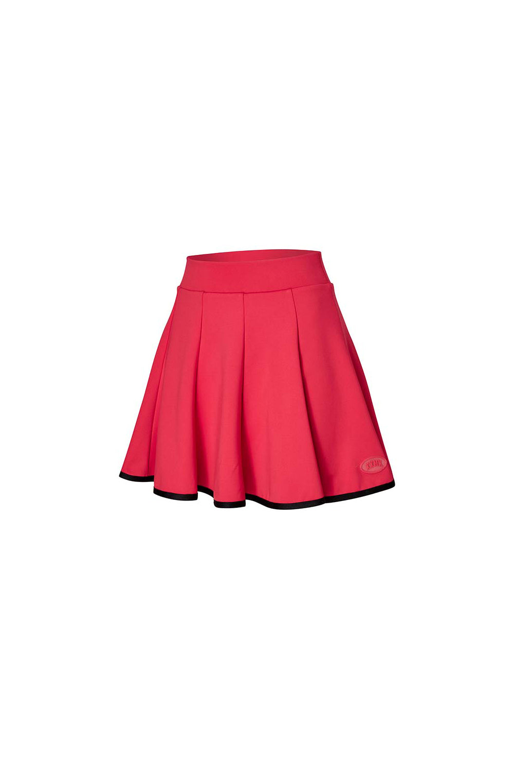 Side Line Flare Skirt - Pepper Red