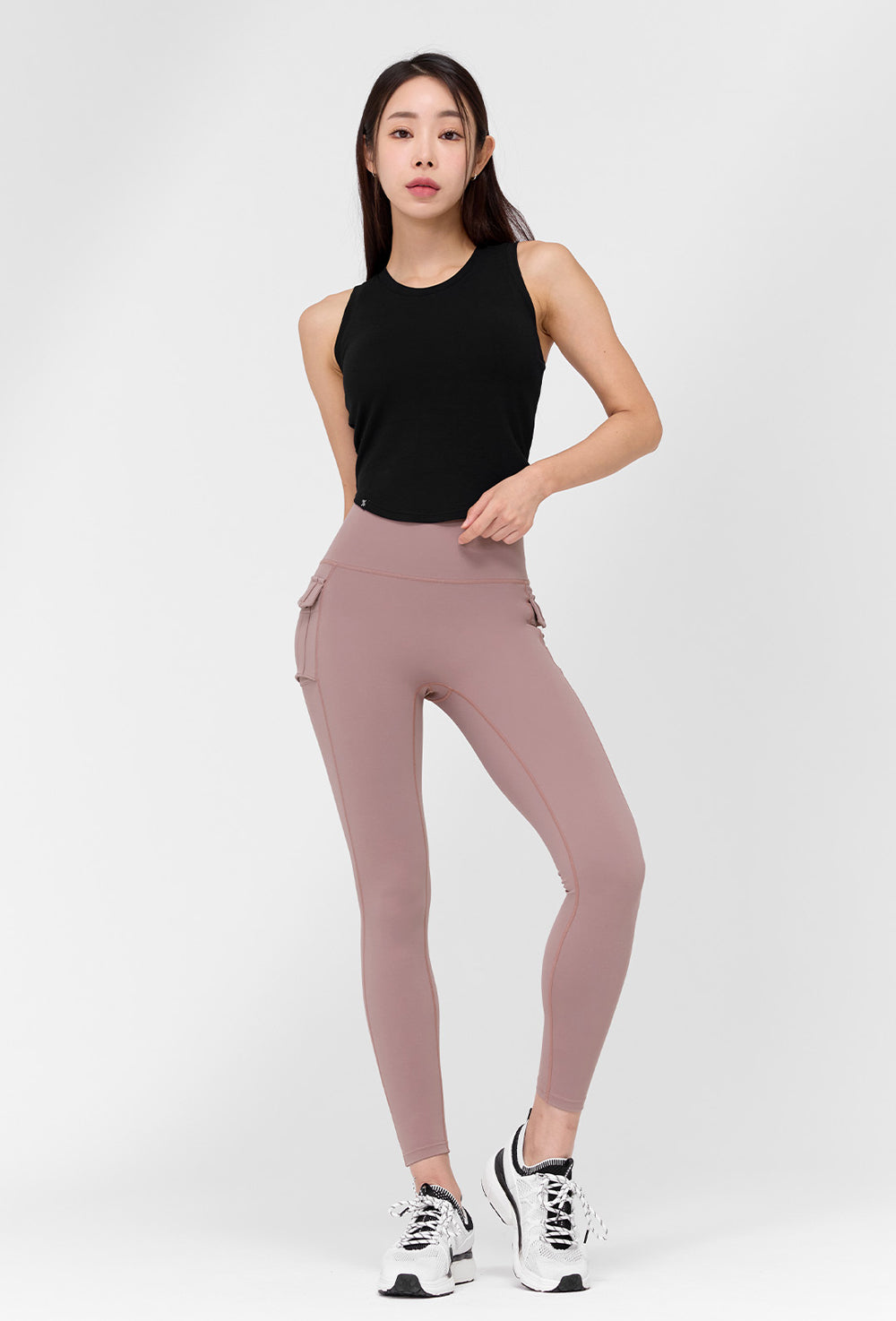 Soft Tension Crop Sleeveless - Black