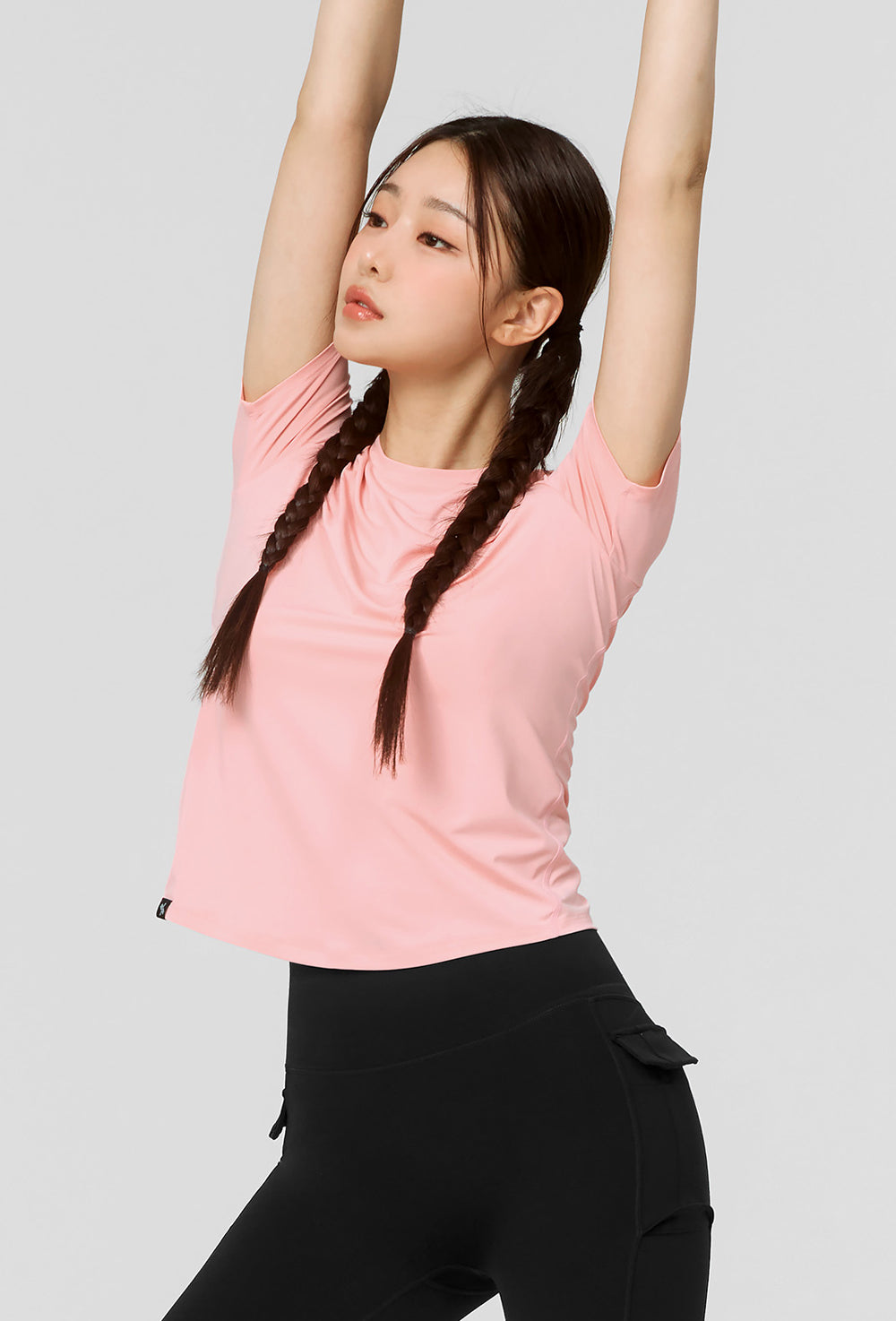 Ice Feather Light Short Sleeve - Peach Pink