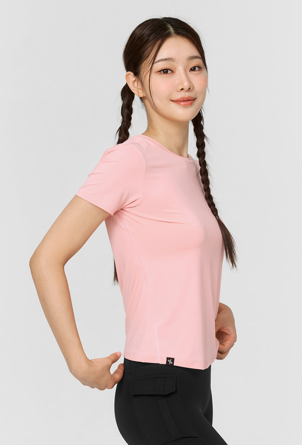 Ice Feather Light Short Sleeve - Peach Pink