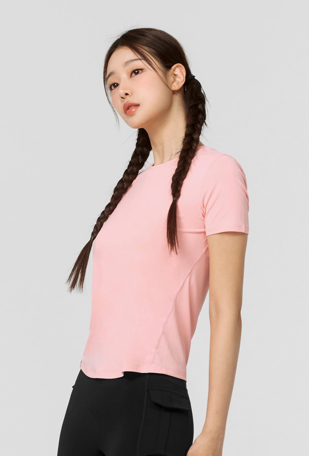 Ice Feather Light Short Sleeve - Peach Pink