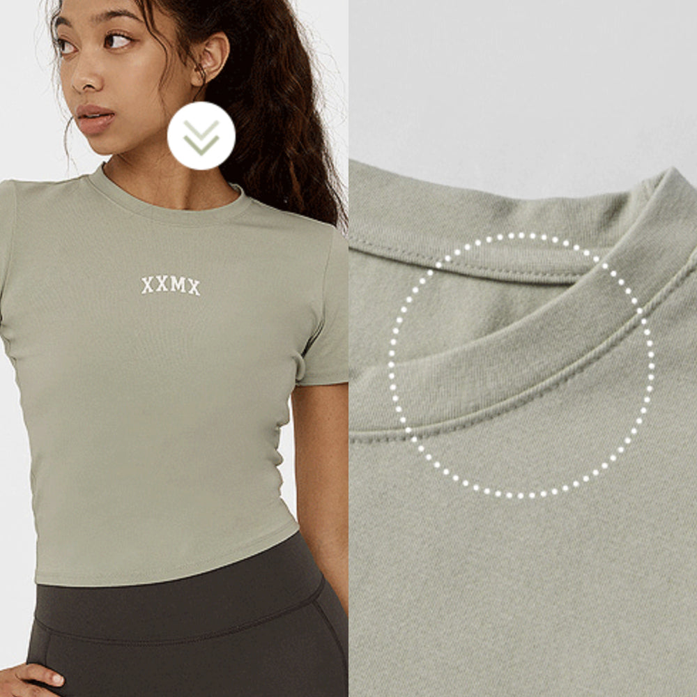 XXMX Crop Short Sleeve Black XEXYMIX Australia