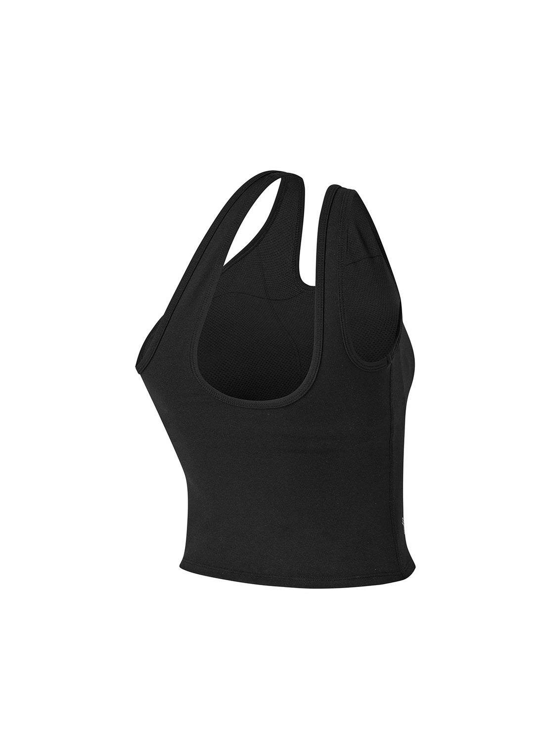 XELLA Intension Cut Out One Shoulder Bra Top - Black
