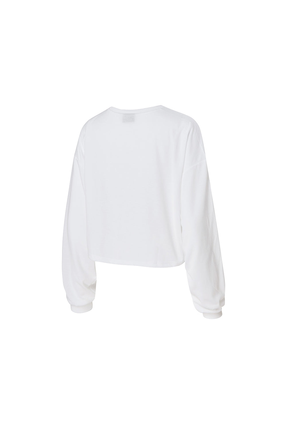 Loose Fit Crop Long Sleeve - Ivory